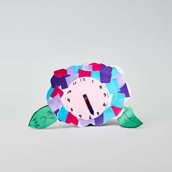 Hydrangea Clock