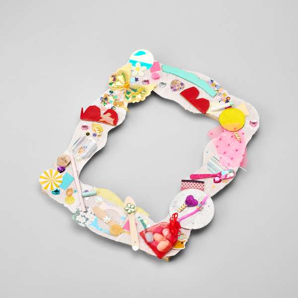 Glittering Rainbow-colored Frame